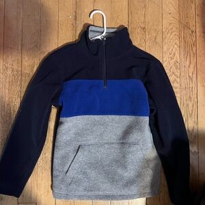 Place Kids Fleece Jacket - Navy and Gray Sz 5/6 Small